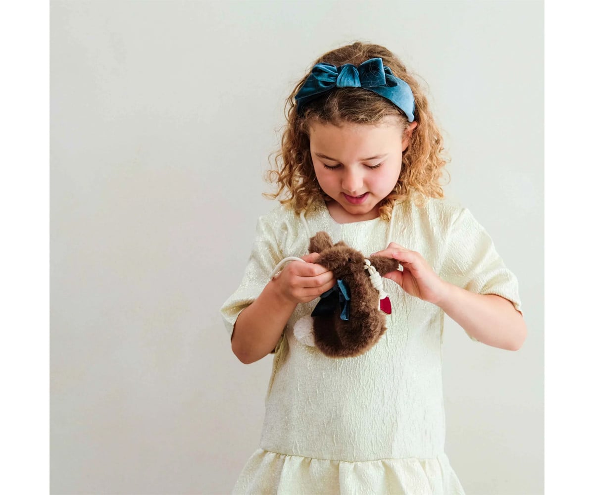 Diadema de veludo Edie Bow