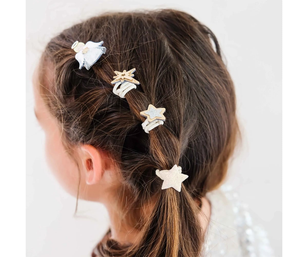 Elásticos de cabelo de 8 anjos
