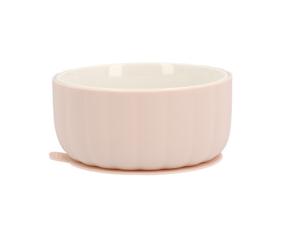 Bowl cerâmica com base de silicone antiderrapante Pale Earth