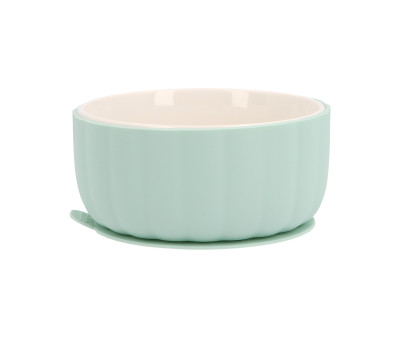 Bowl cerâmica com base de silicone antiderrapante Sage