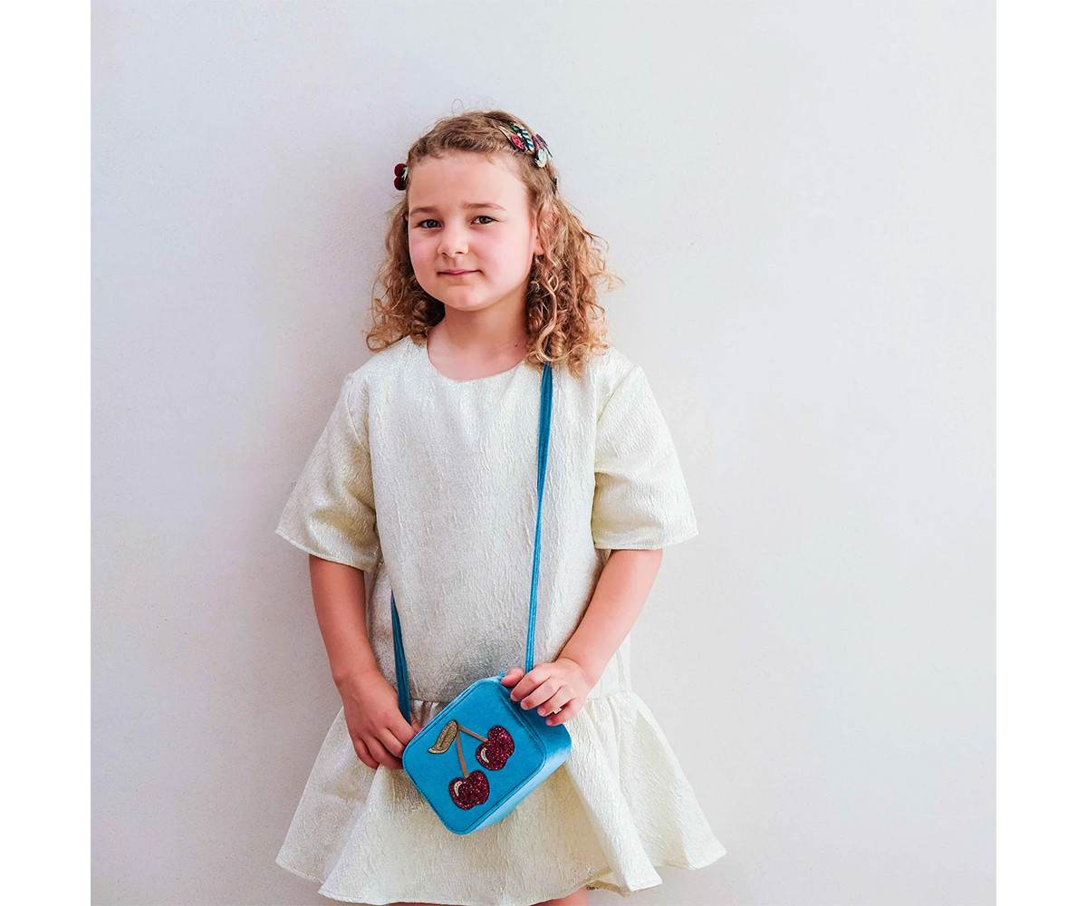 Bolsa múltipla Velvet Cherries Teal