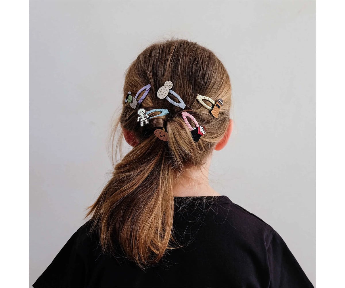 5 mini clips Monster Black