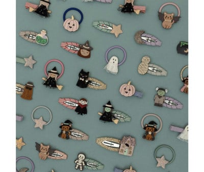 5 mini clips Monster Black