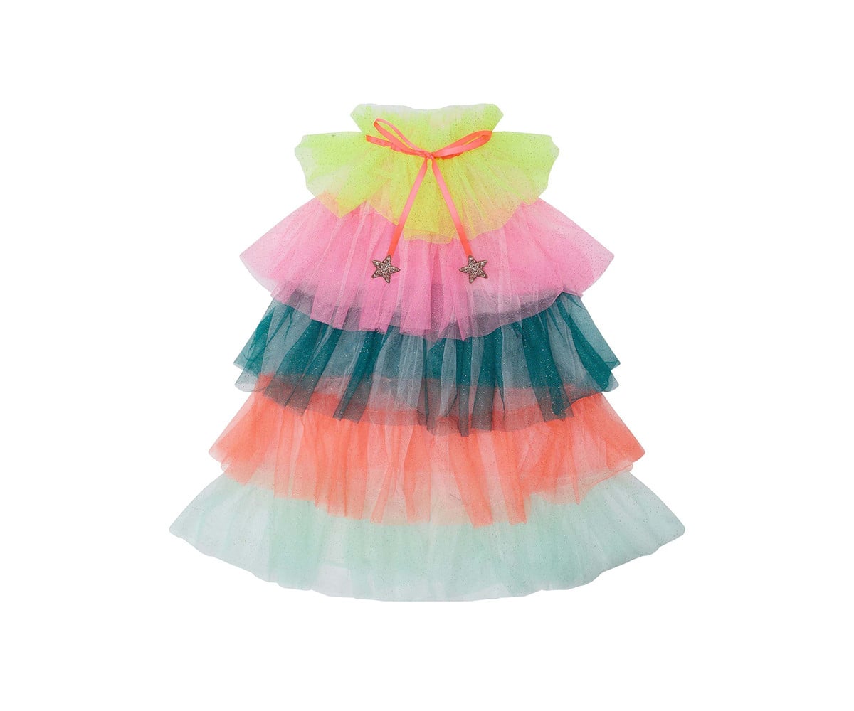 Capa de fato Rainbow Party Bright Multi Tule