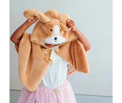 Capa de fato Furry Puppy Brown