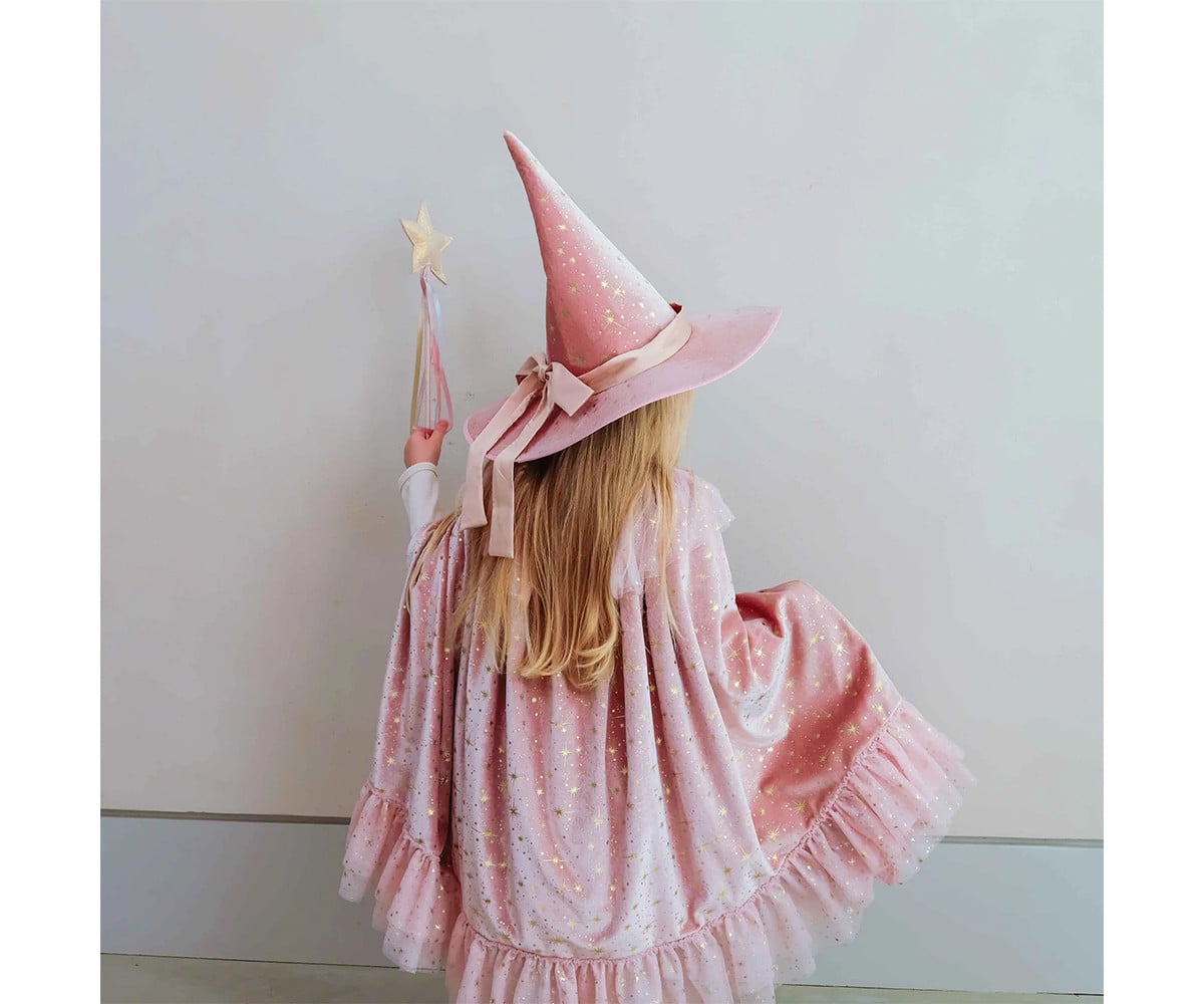 Chapéu de bruxa rosa Elspeth