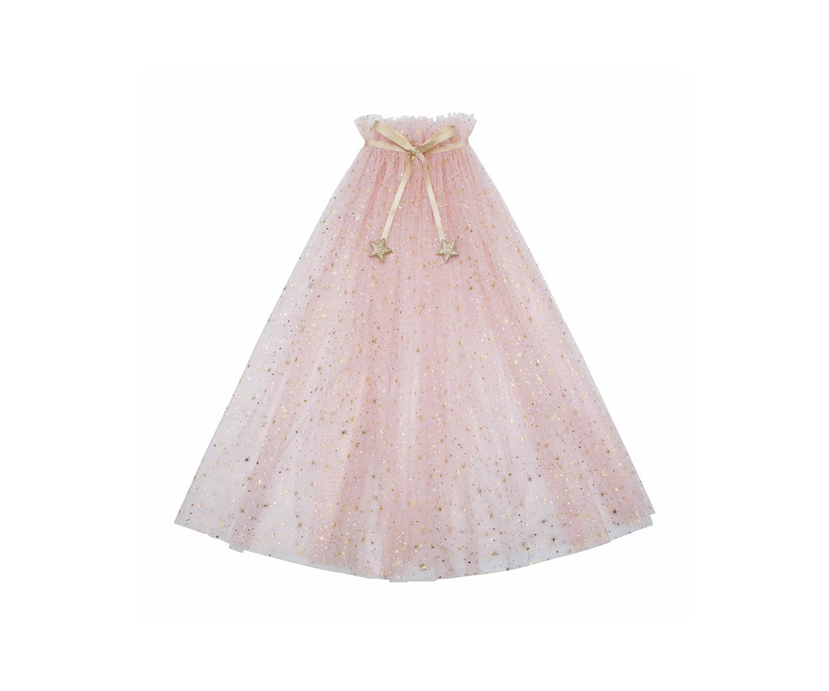 Capa de fato rosa Princess Starry Tule