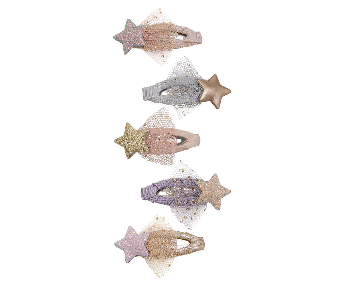 Mini clips Tutu Stars Pastels