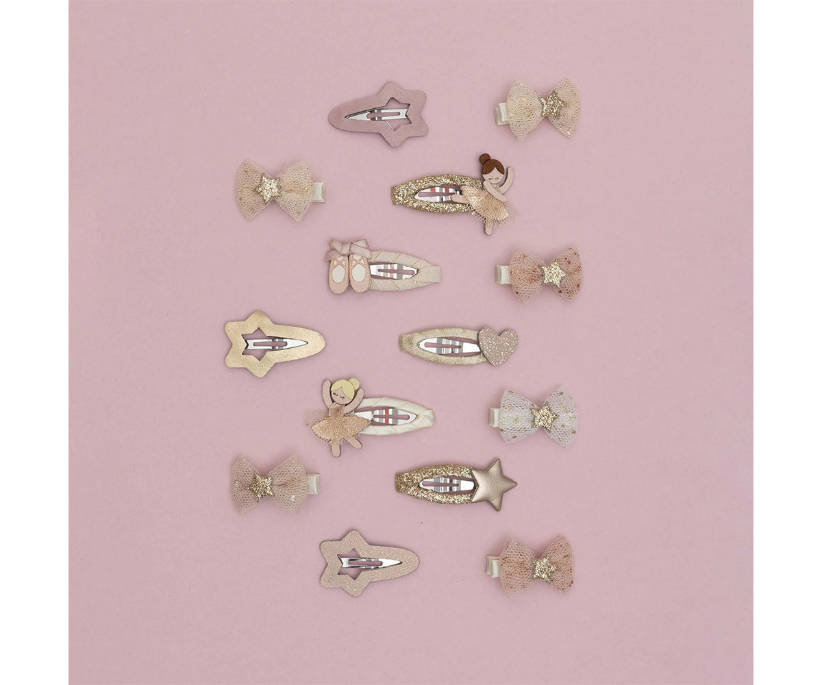 5 mini clips Bailarina Neutral Clic Clacs