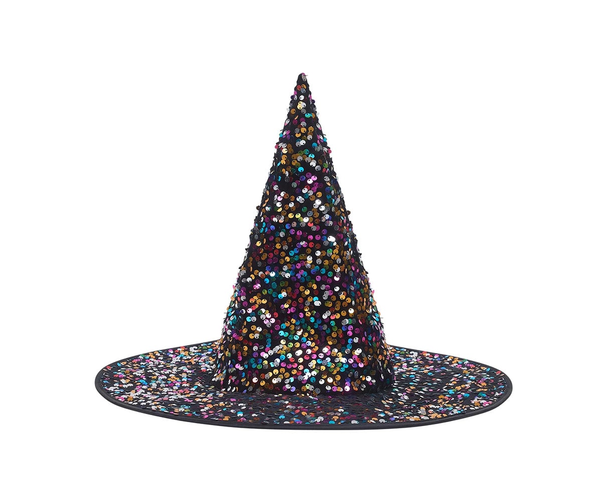 Chapéu Bruxa Dazzle Multi Sequins