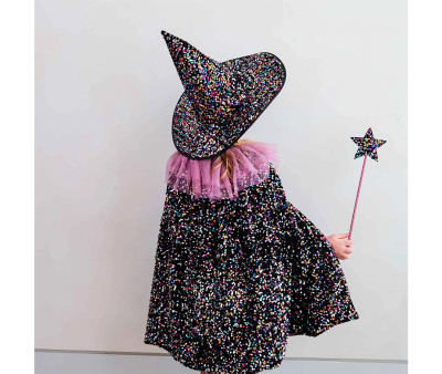 Chapéu Bruxa Dazzle Multi Sequins