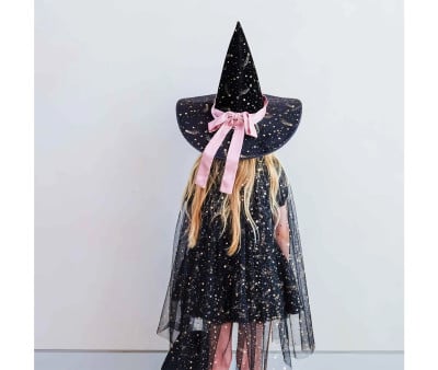 Chapéu de bruxa preta Elspeth