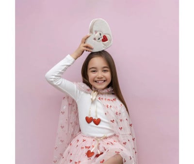 Bolsa Kitty Heart Gold