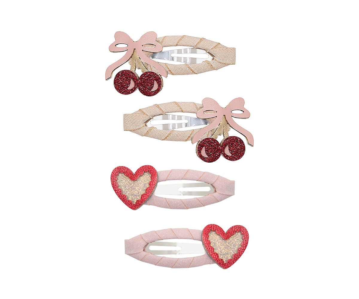 4 clips de cabelo Fancy Cherries