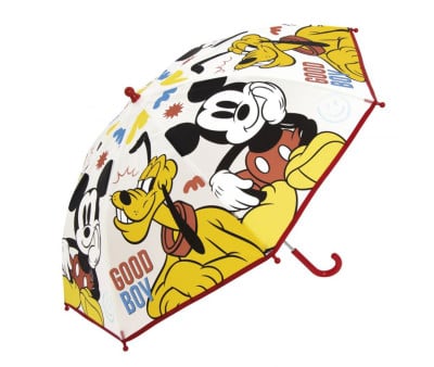 Paraguas Infantil Transparente Mickey