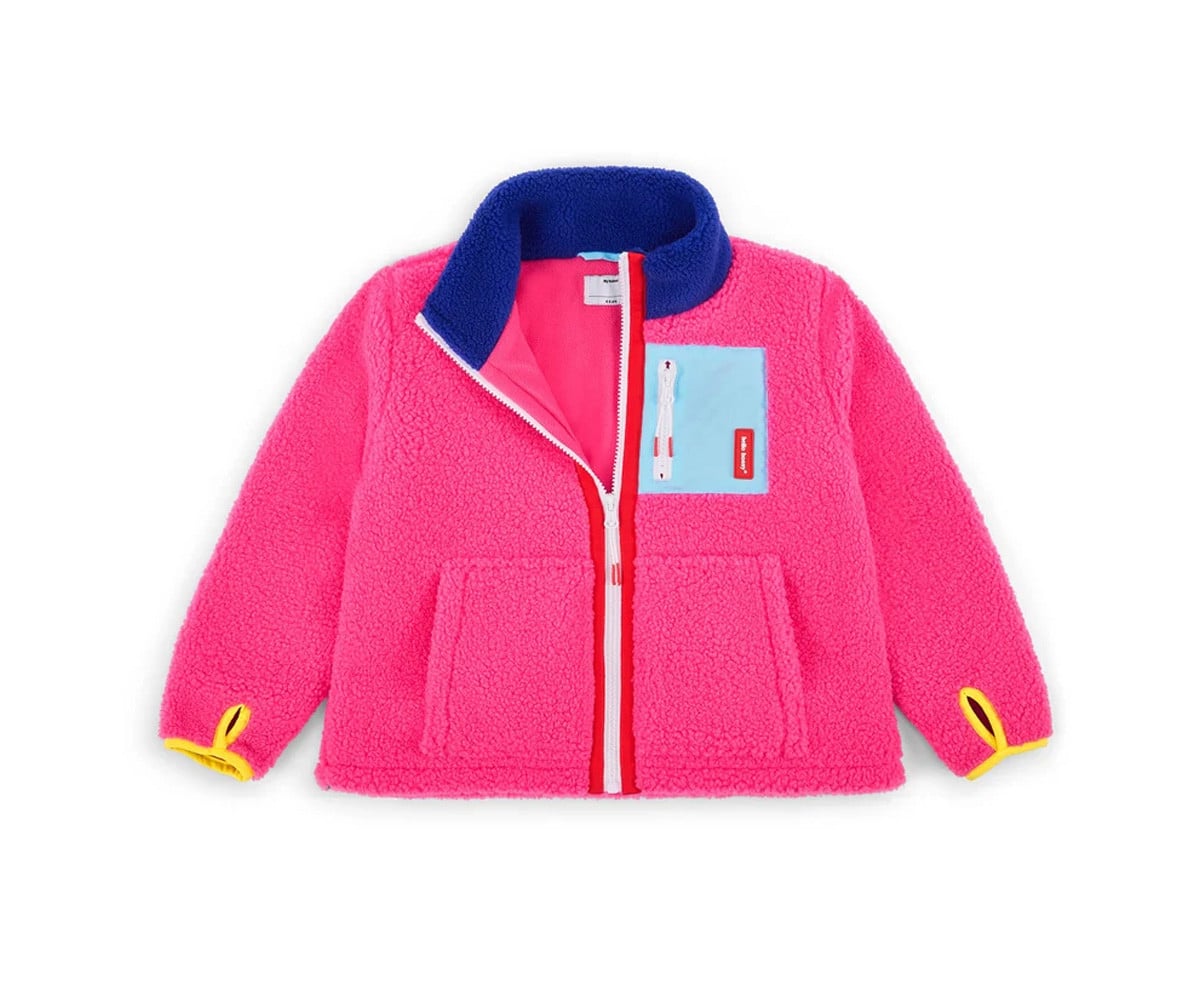 Casaco Polar infantil fúcsia