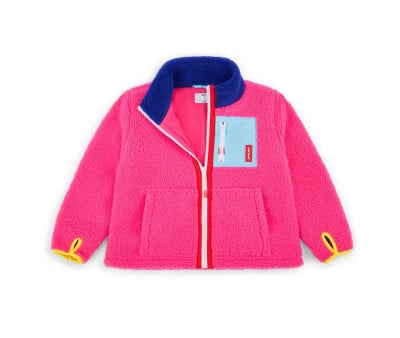 Chaqueta Polar Infantil Fuchsia