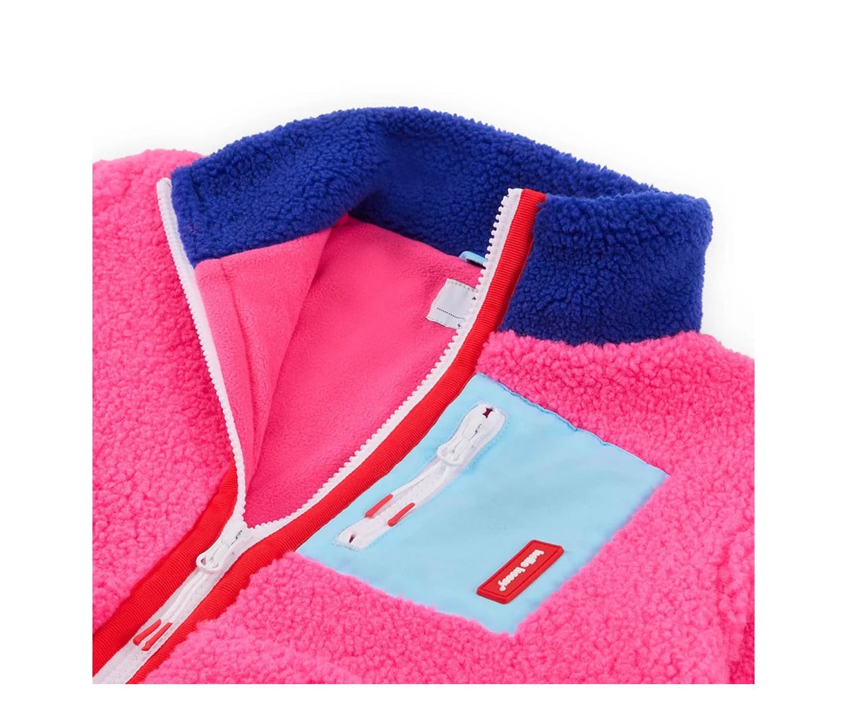 Casaco Polar infantil fúcsia