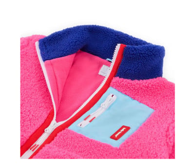 Casaco Polar infantil fúcsia