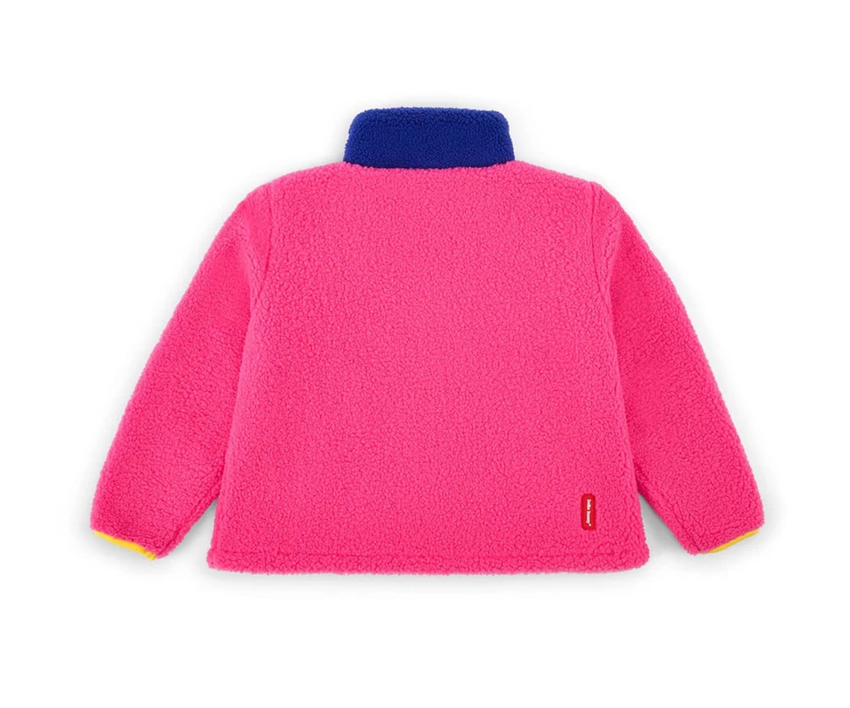 Casaco Polar infantil fúcsia