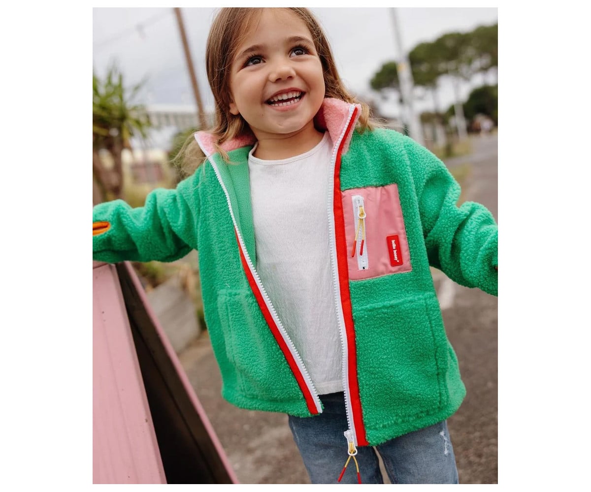 Casaco Polar Infantil Green Candy