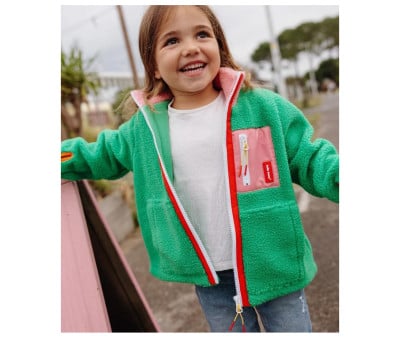 Casaco Polar Infantil Green Candy