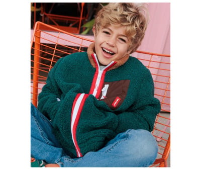Casaco Polar Infantil Duck Blue