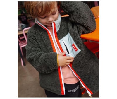 Casaco Polar Infantil Fluffy Forest