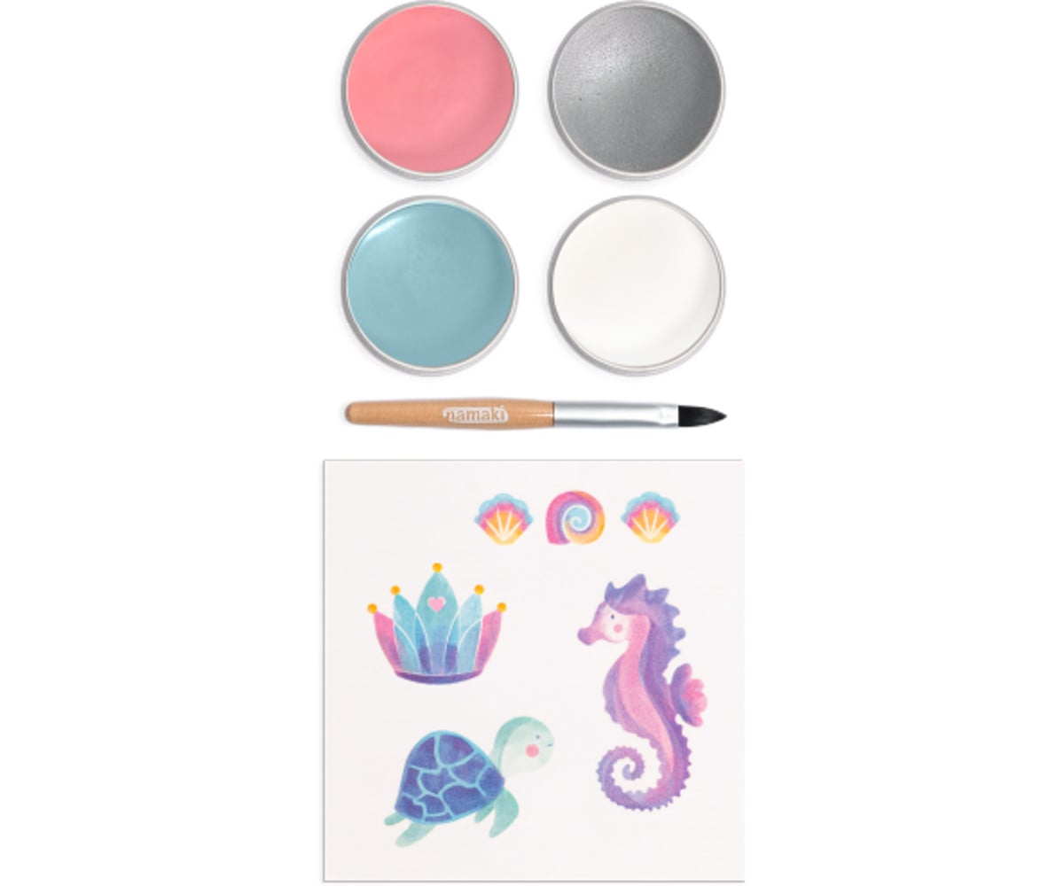 Kit Trucco 4 Colori Mermaid