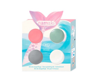 Kit 4 Colores Pintura de Cara Sirenas