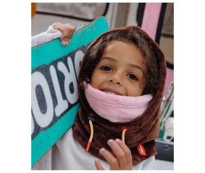 Balaclava infantil Warmy Chocolate de 2 a 5 anos