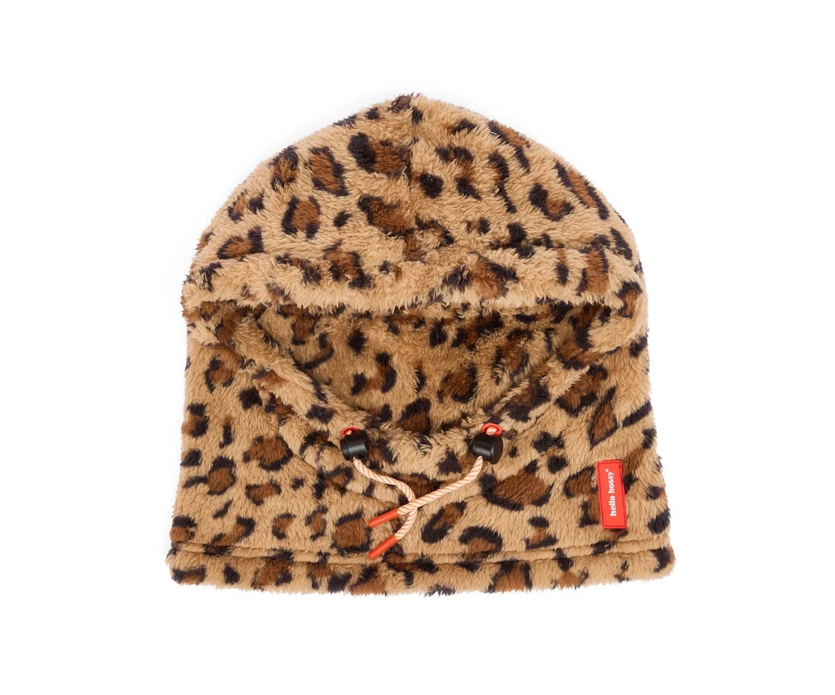 Balaclava infantil Warmy Leopard de 2 a 5 anos
