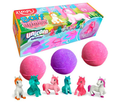 Pack 3 Bombas De Baño Surprise Unicornio