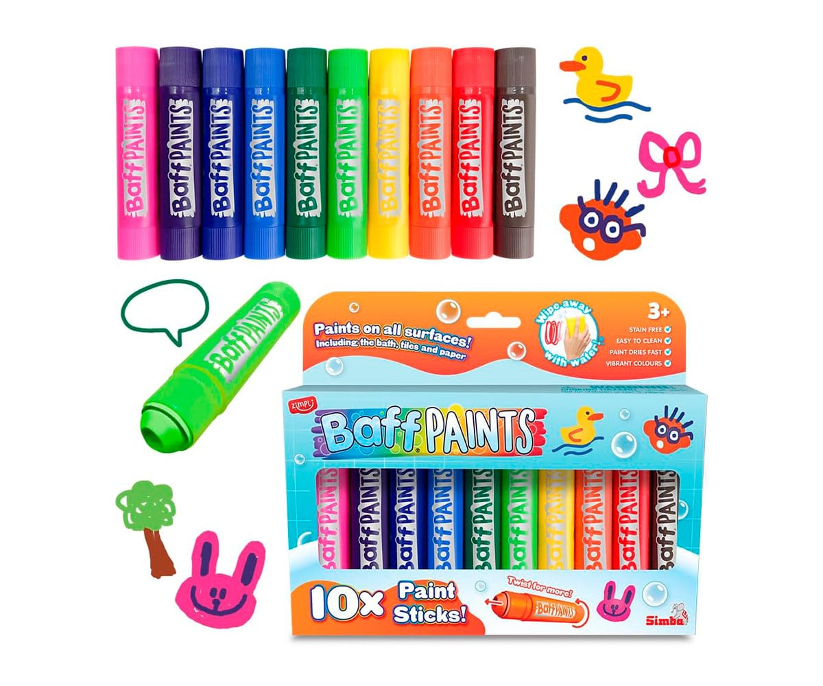 10 Baff Paints per Colorare nella Vasca