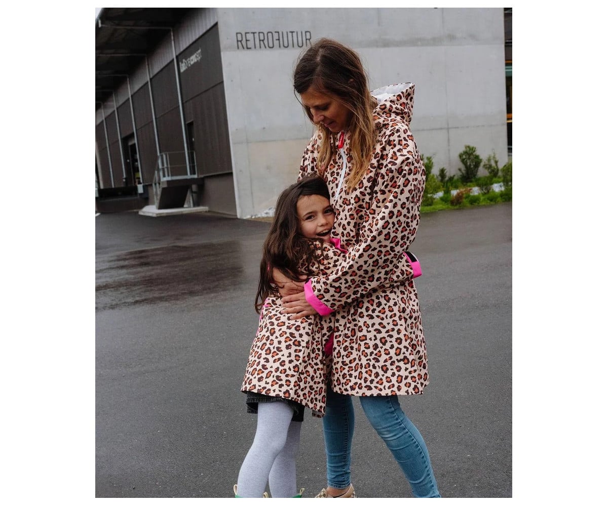 Capa de chuva infantil Leopard