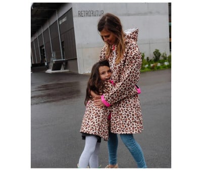 Capa de chuva infantil Leopard