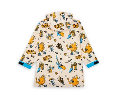 Capa de chuva infantil Rock in Fire