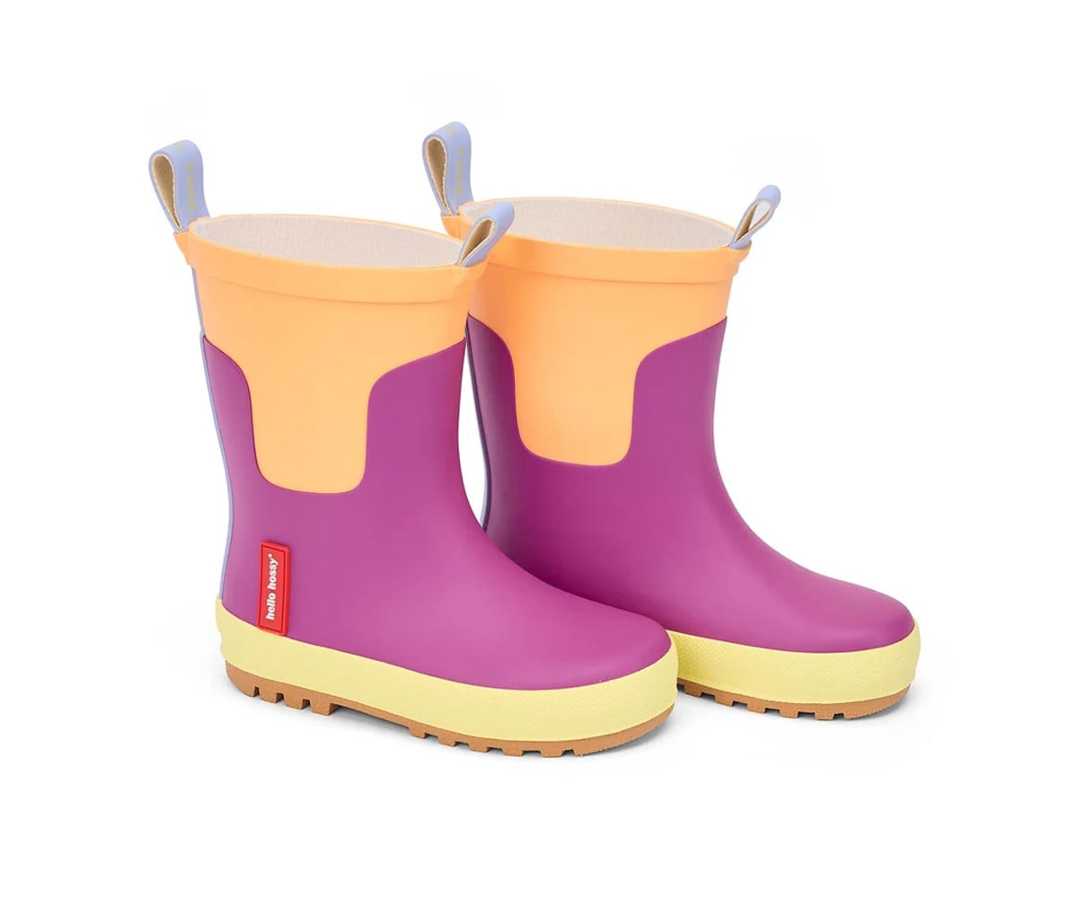 Botas infantis roxas