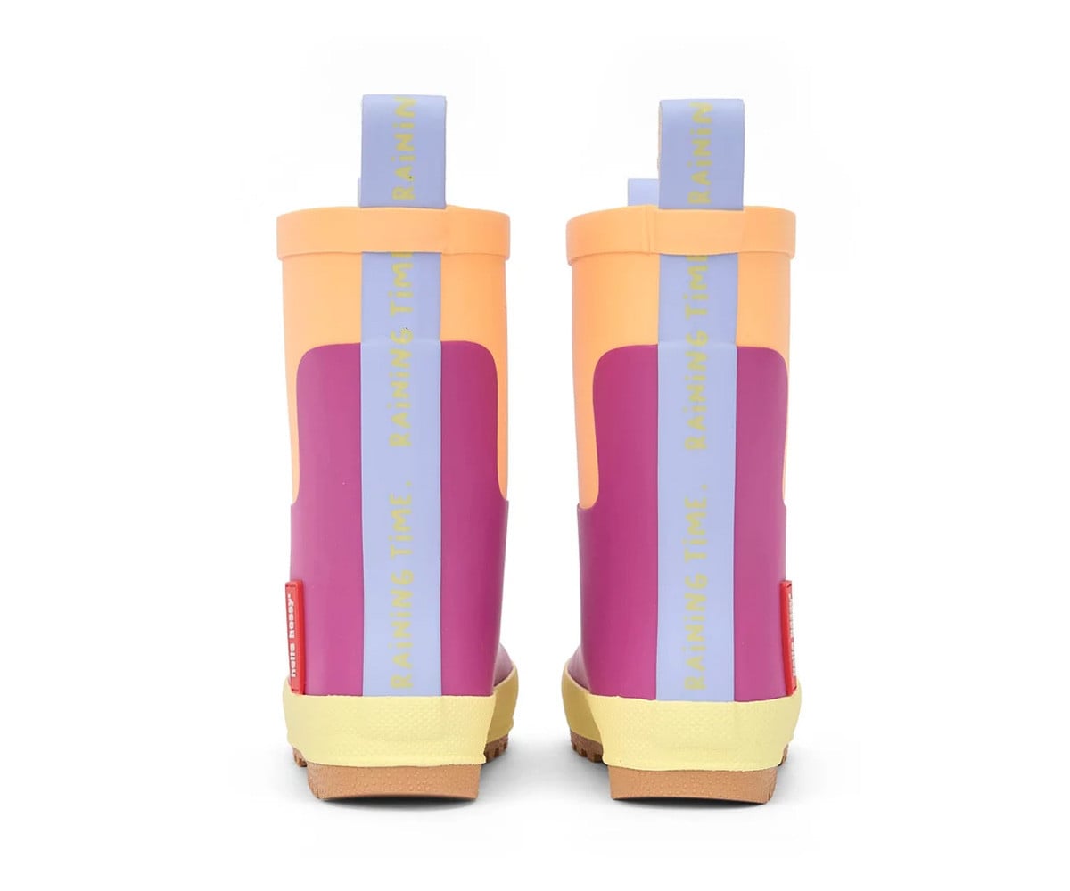 Botas infantis roxas