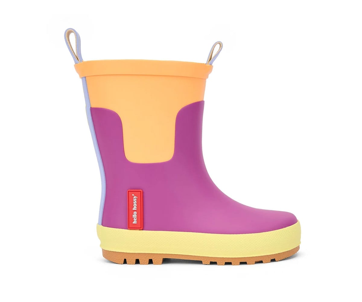 Botas infantis roxas