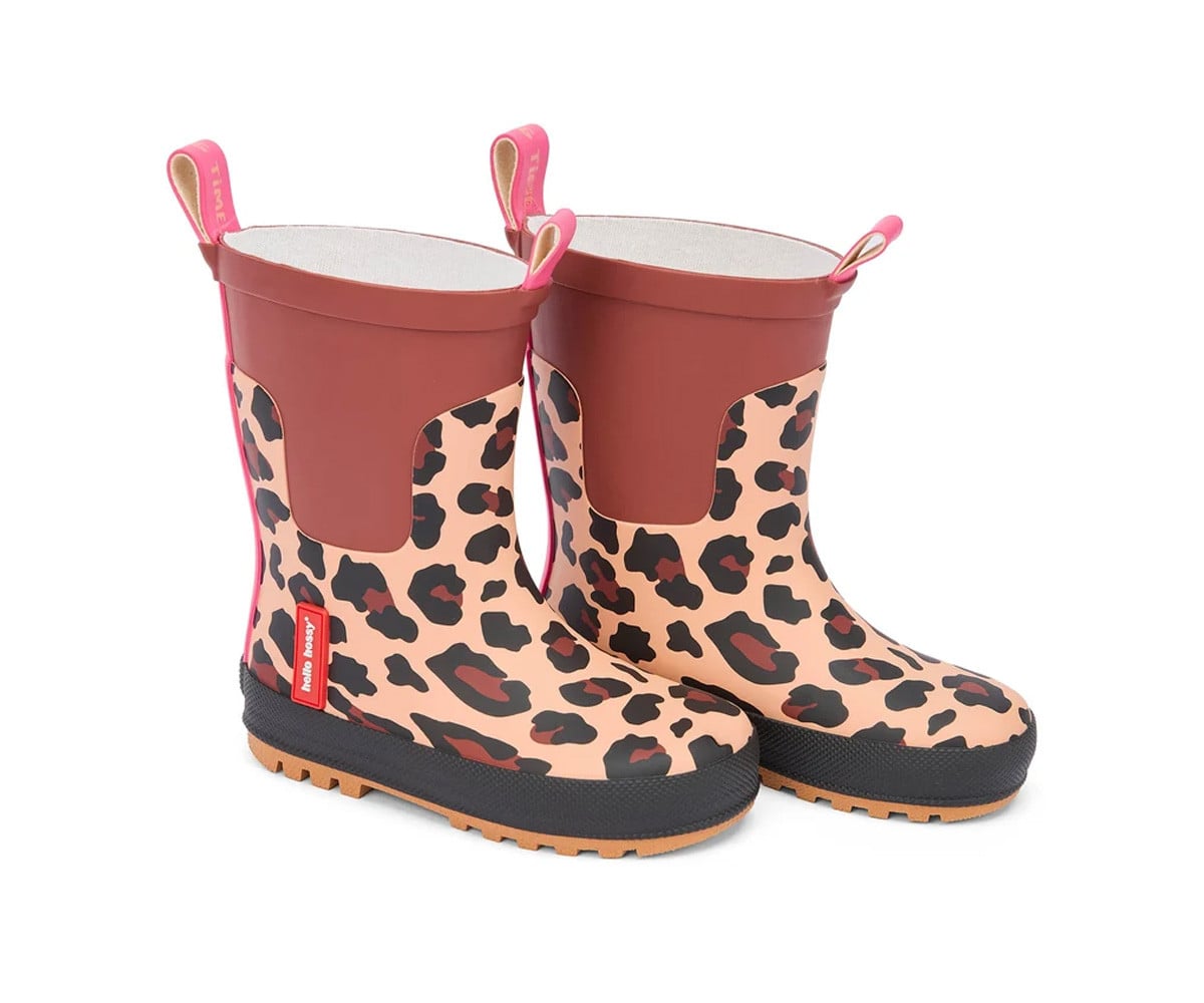 Botas infantis Leopard