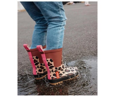 Botas infantis Leopard