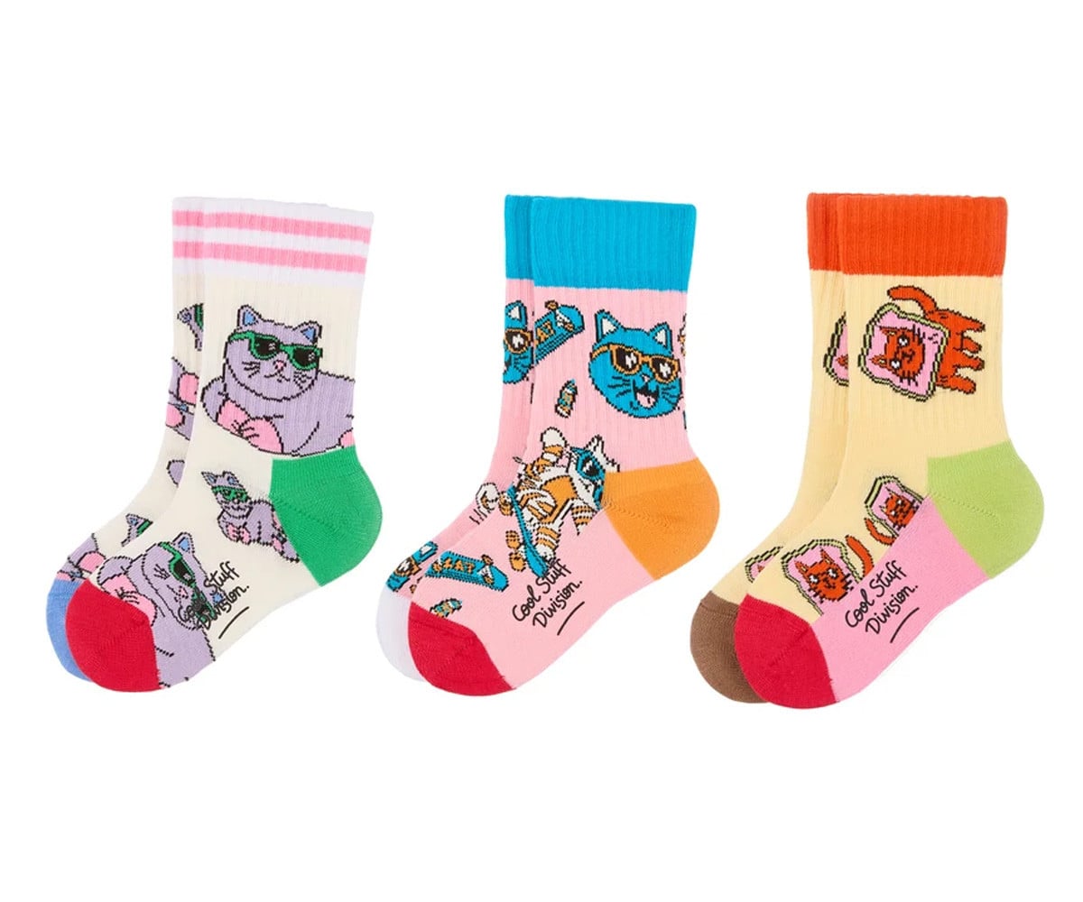 Pacote de 3 pares de meias Cats