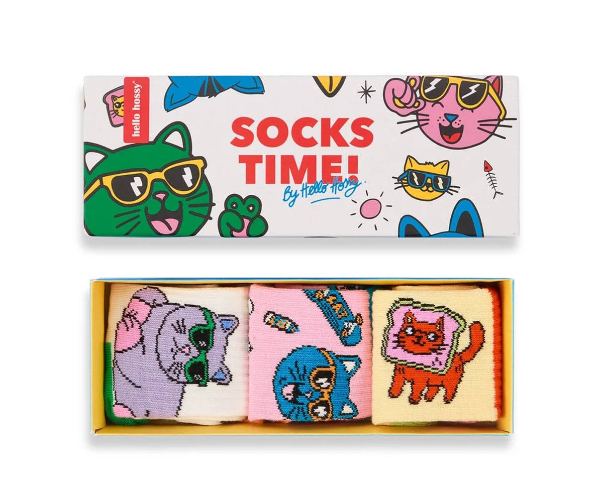 Pacote de 3 pares de meias Cats