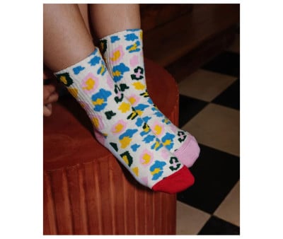 Pacote de 4 pares de meias Leopardo
