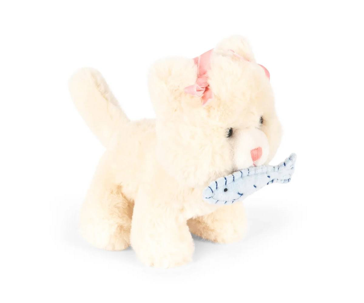 Peluche Gatto Calore Teddy Beige