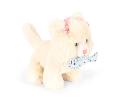 Peluche Gatto Calore Teddy Beige
