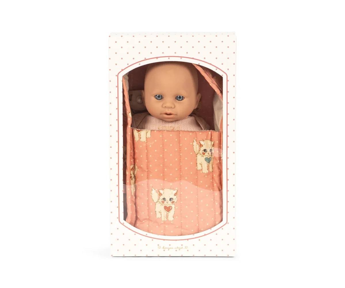 Boneca Cattie com carrinho de bebê 31 cm Ciao Mia/Pink