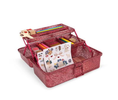 Valigetta Creative Art Caddy Glitter Rose
