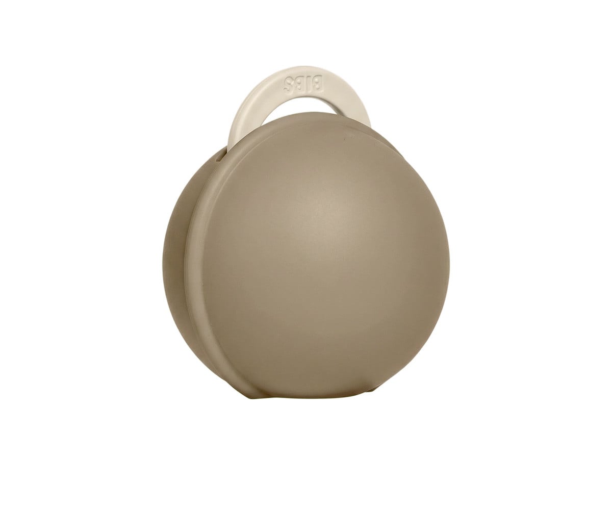 Succhietto BIBS Colour Round Vanilla + Proteggi Ciuccio Mini Dark Oak